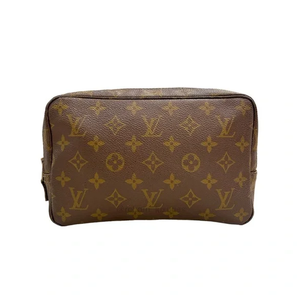 π«SOLDπ« Louis Vuitton Monogram Trousse Toilette 23 Pouch Clutch Bag - Picture 1 of 7